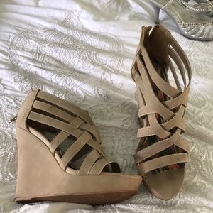 Tan wedges